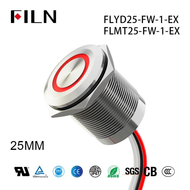 LED touch button switch 25MM LED Touch Button Switch Revolutionizing Modern Control Systems with Innovation