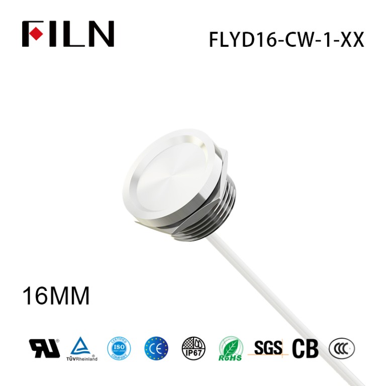 Waterproof piezo switches 16MM FILN Capacitive Switches High-Performance, Waterproof, and Customizable Solutions for Modern Devices