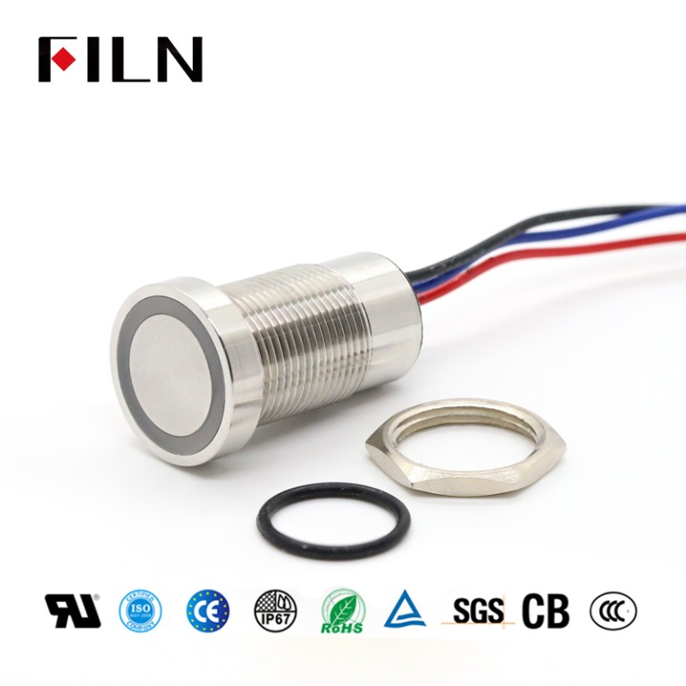 16 capacitive push button FILN Capacitive Push Button16MM R&G Touch Push Button Switch