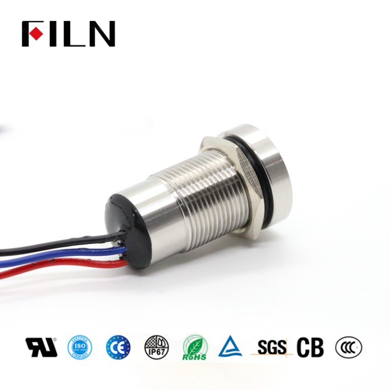 Capacitive button FILN Capacitive Push Button16MM R&G Touch Push Button Switch