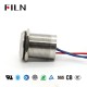 FILN 22MM Momentary Touch Switch R&G Metal Touch Push Button Switch