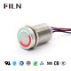 FILN 19MM Touch Push Button Switch R&G Metal Waterproof Switch