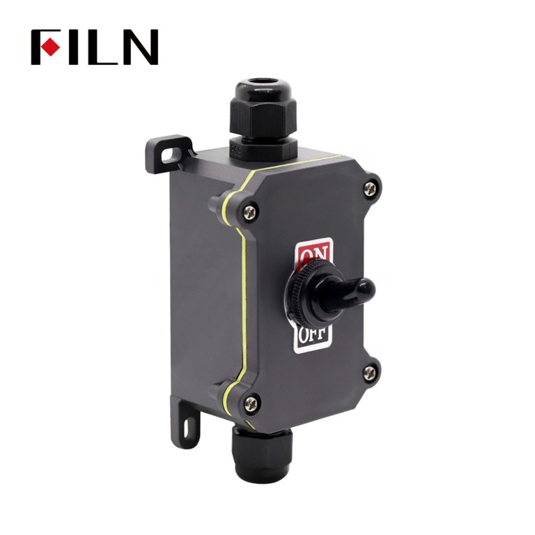 Toggle Switch Box FILN Toggle Switch Box Waterproof Electrical Control Unit ON-OFF-ON