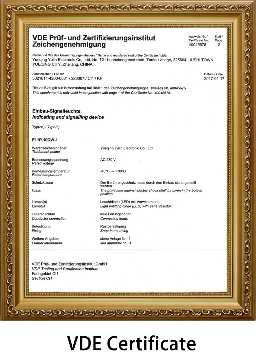 ปุ่มกด-สวิตช์-VDE-certification