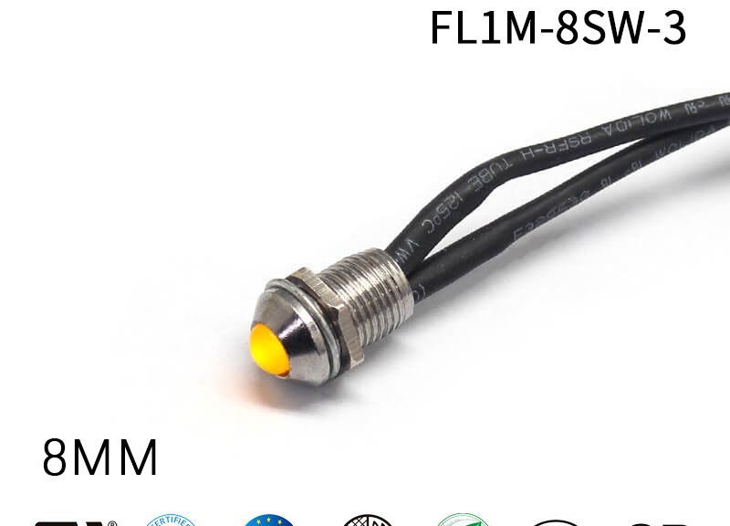Cheap and Good Quality 8MM 120v Indicator Light