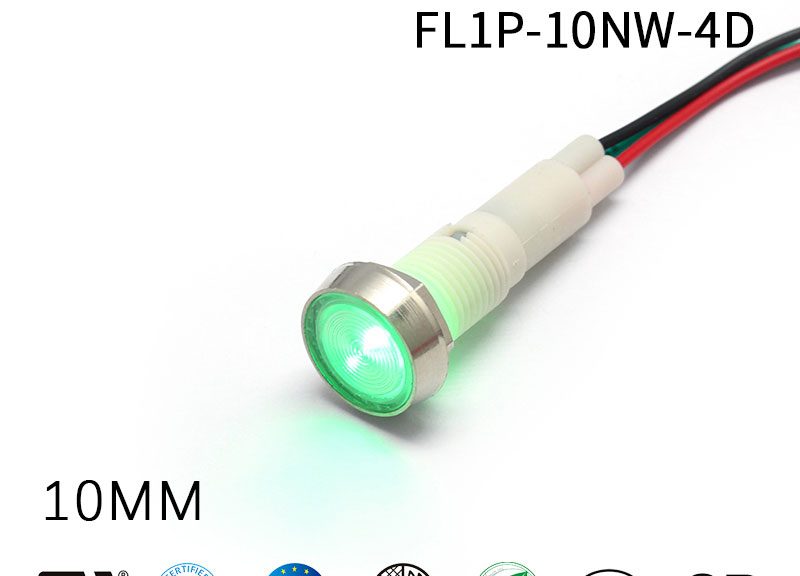 10mm Red-green with Yang Level 240 Volt Indicator Light