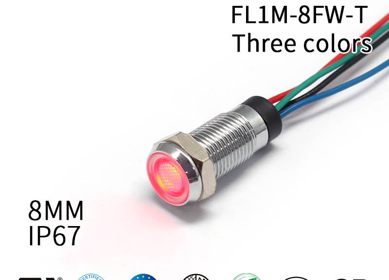 Three Color Red Green Blue, A Total of Yin Indicator Light