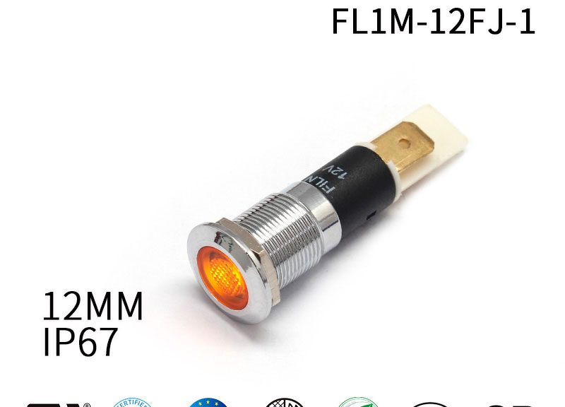 12v red led