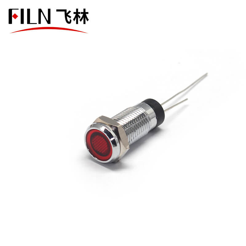 Car dashboard 8mm metal red 24v indicator light indicatorlight