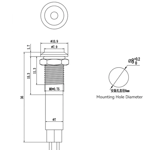 Metal Button Switch