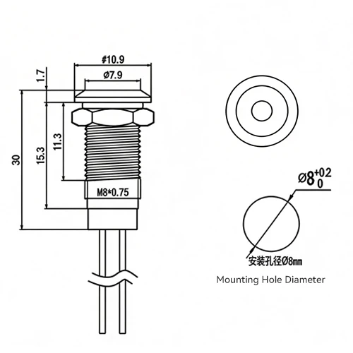 Metal Button Switch