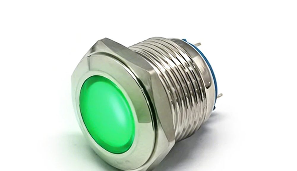 16MM 12V LED Good Price Switch with Red Indicator Light