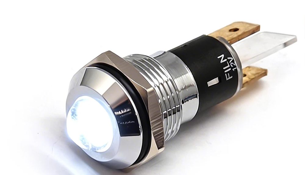 16MM 5/8 inch IP67 Led Indication Metal Pilot Light