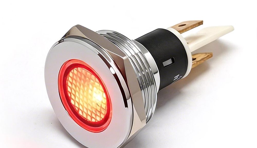 FILN 22MM IP68 LED Metal Navigation Indicator Light