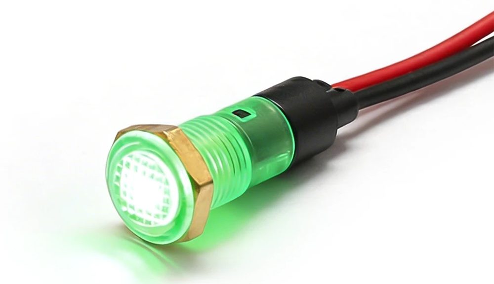 8MM 6V Yellew LED Welding Machine Round Indicator Lights