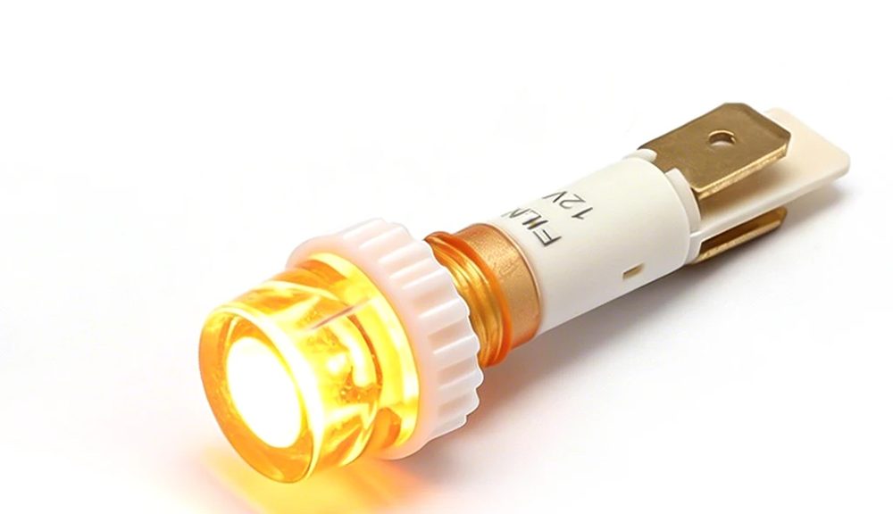 10MM 12V GREEN LED Disinfection cabinet Flashing Indicator