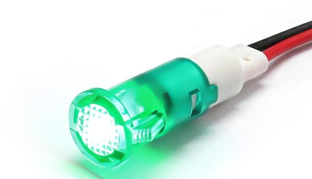 10mm 220v water heater plastic indicator light