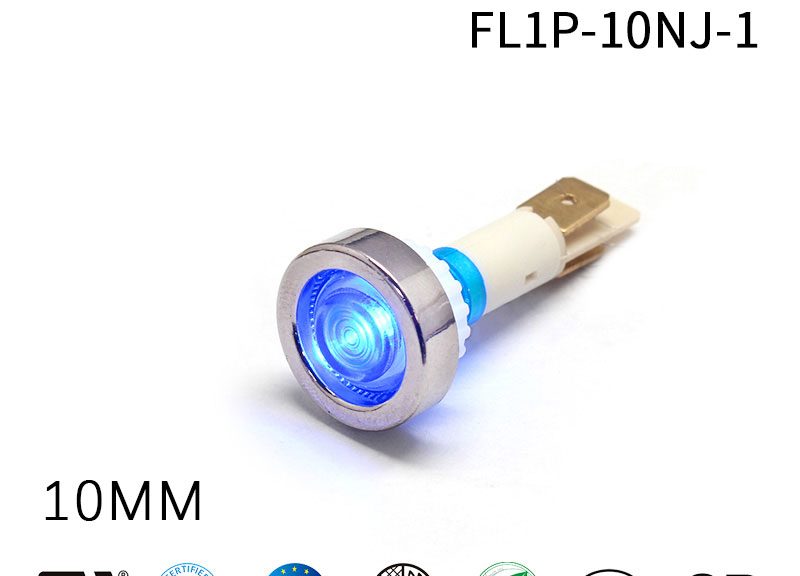 FILN Indicator Light Cover 10MM Light with LED Light