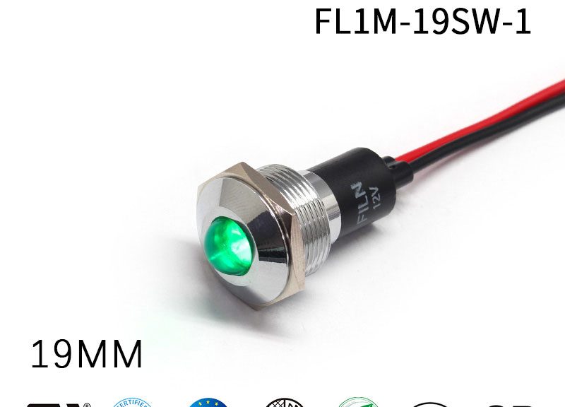 FILN 19MM LED Metal Flameproof Indicating Light