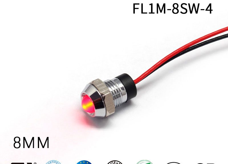 8MM Cooking Stove 380V Yellow Small Indicator Lights