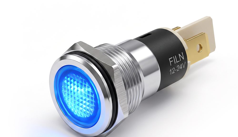 indicator light blue