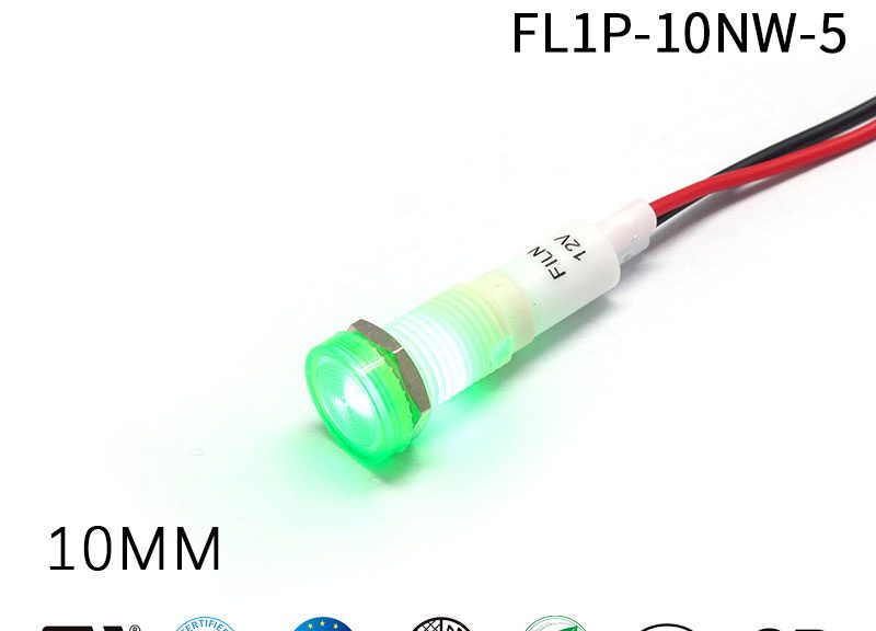 10mm 36v LED Plastic Neon Indicator Lamp