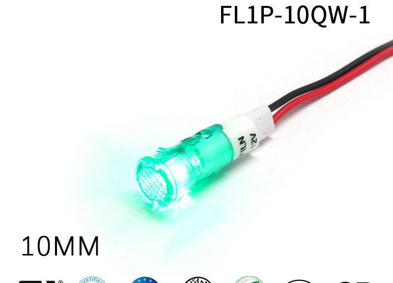 10mm 220v water heater plastic indicator light