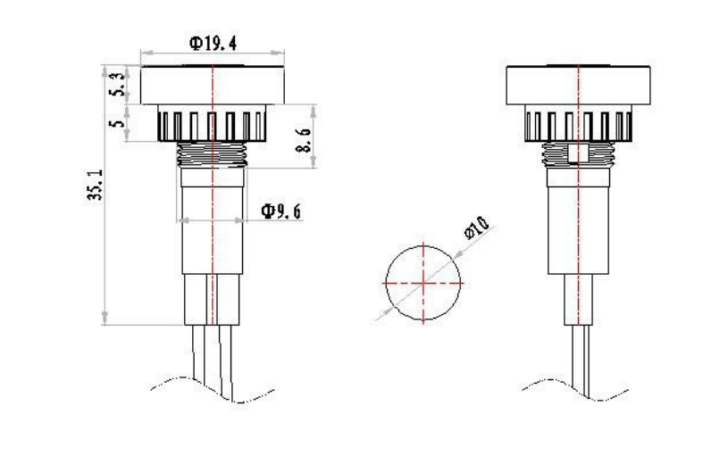 12V LED panel indicator lights