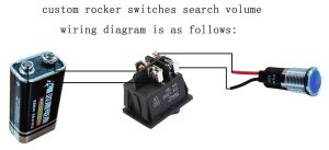 Custom rocker switch panel