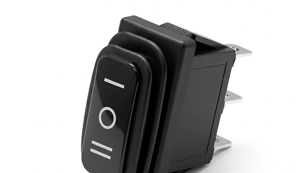 Dual Rocker Switch KCD3 on-off-on Waterproof IP67 110V 48V