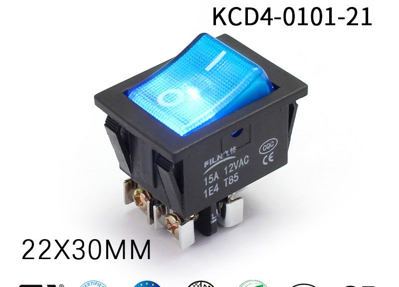 KCD4 16A 250V Automotive Custom Rocker Switches Panel