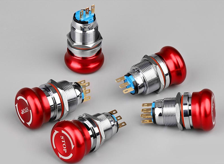 19MM stainless steel metal mushroom push button switch 1