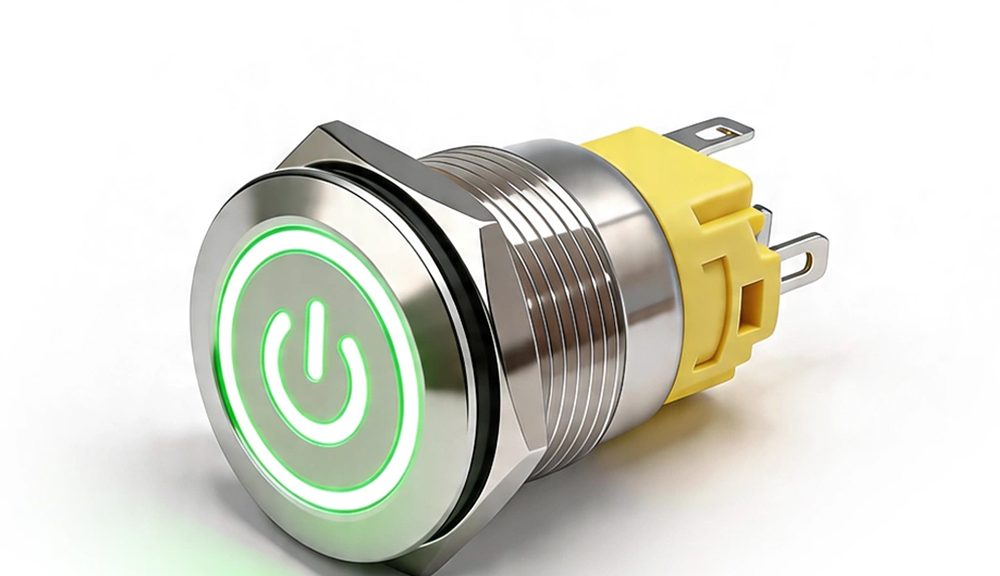Three Categories of ON OFF Switch: Switch Push Button ON OFF 19MM 5PIN Metal