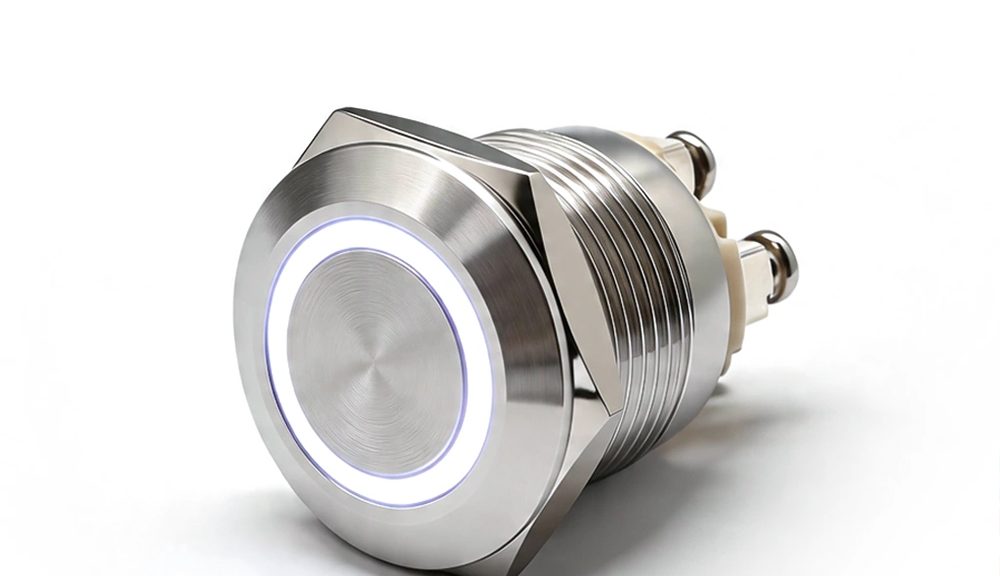 Garage Door Push Button Switch 19MM Classic durable LED