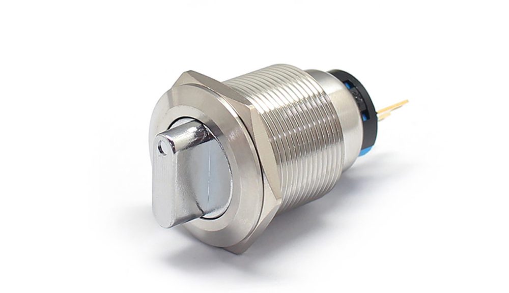 22MM LED Metal Rotary Latching 2 Step Push Button Switch