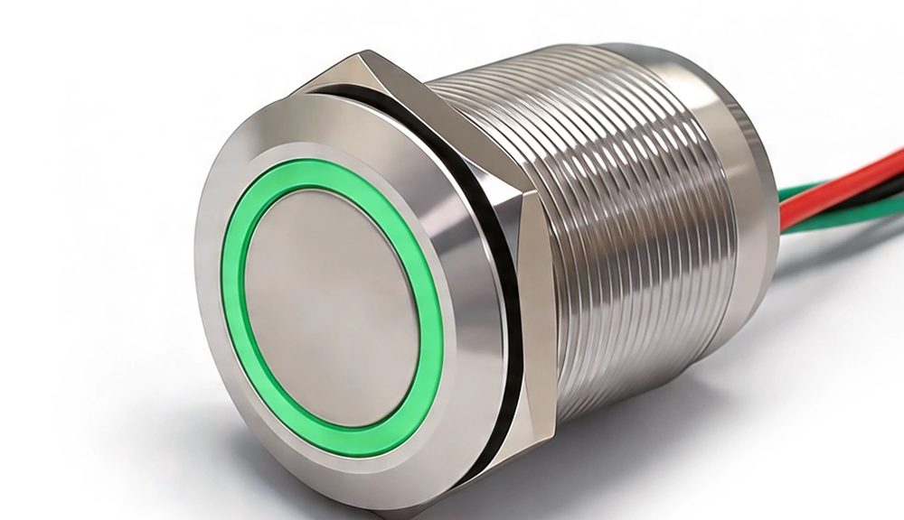 25MM 10A 24V Waterproof Metal Push Button Switch