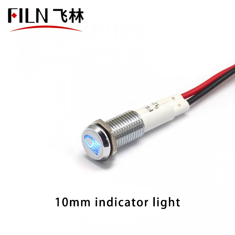 12v Blue High Beam Indicator Light Car Indicator Light