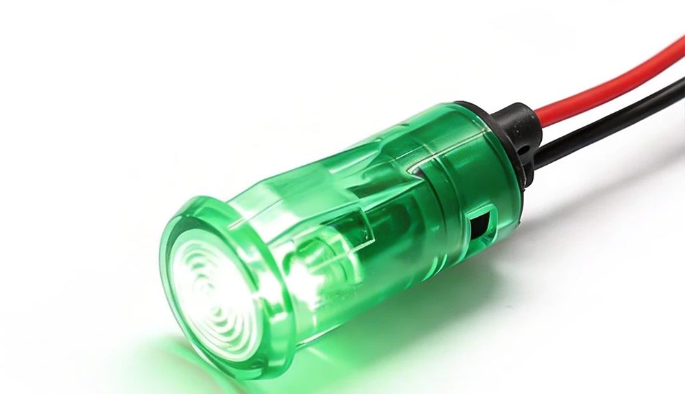 14mm 12V 220V 110 Volt LED Indicator Lights