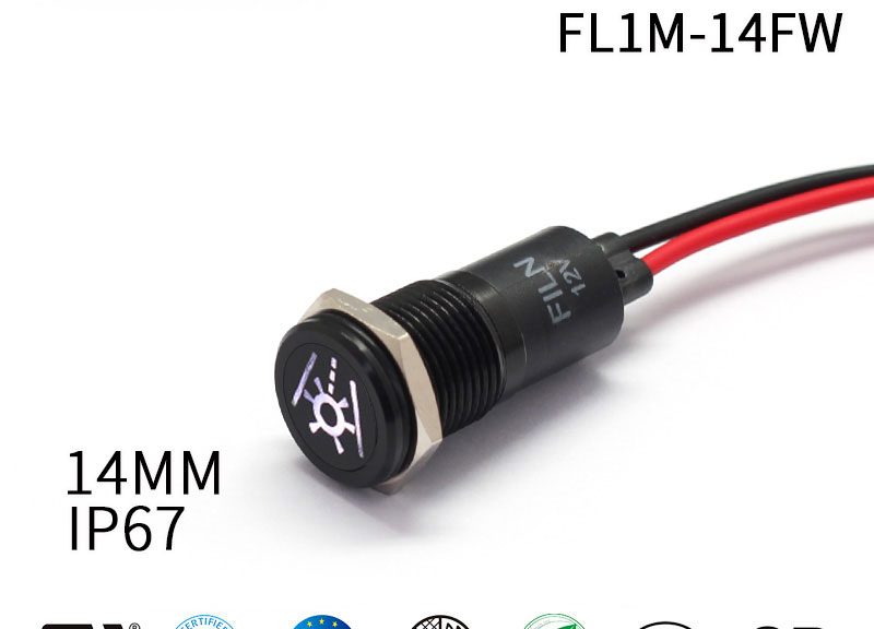 Frost Warning Indicator Light Automotive Indicator Lights IP67 LED