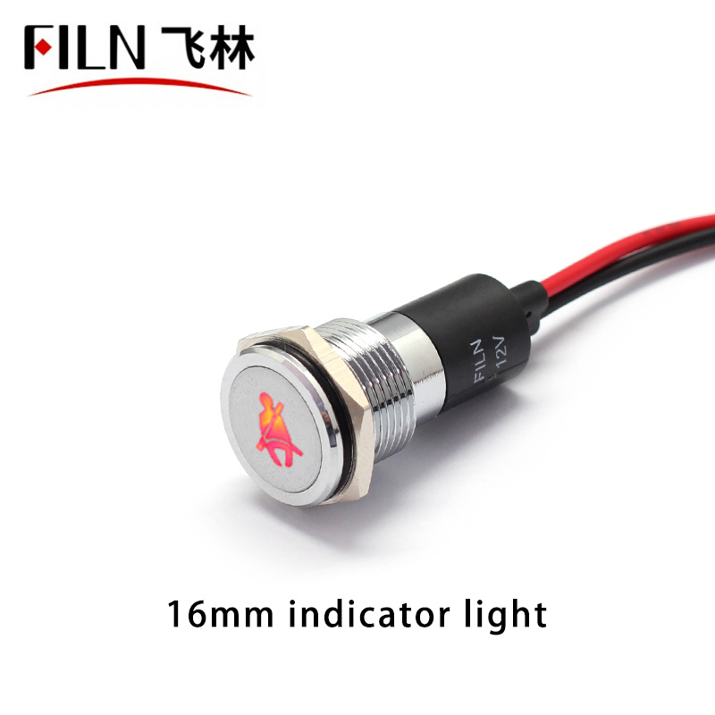 Security Indicator Light 12V Seat Belf Indicator Light