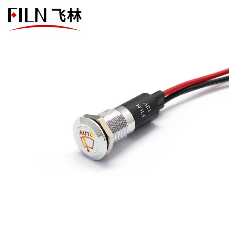 Windshield Indicator Light AUTO IP67 Yellow LED Lamp Beads indicatorlight