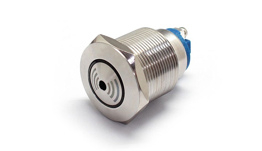 22mm LED Metal 12V Buzzer Warning Indicator Ring Lights