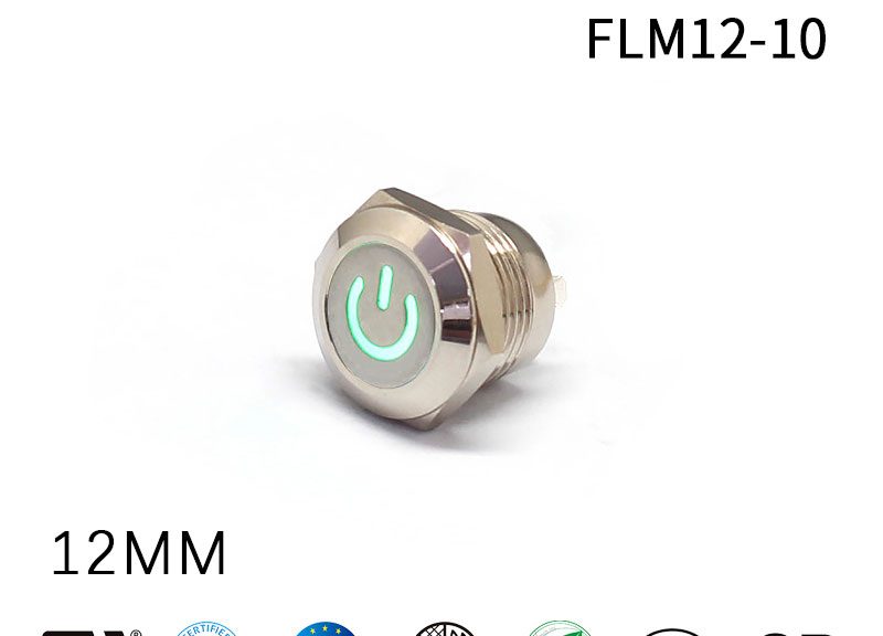 FILN Mini Push Button Switch ON OFF 12 MM 12V-220V