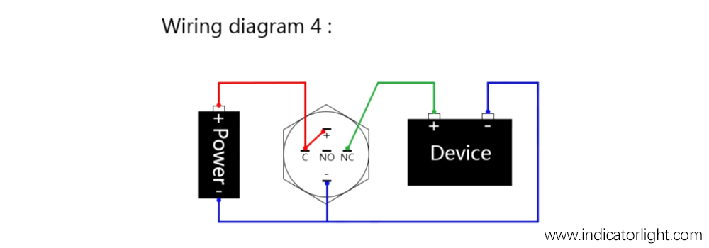 push Button switch wiring diagram