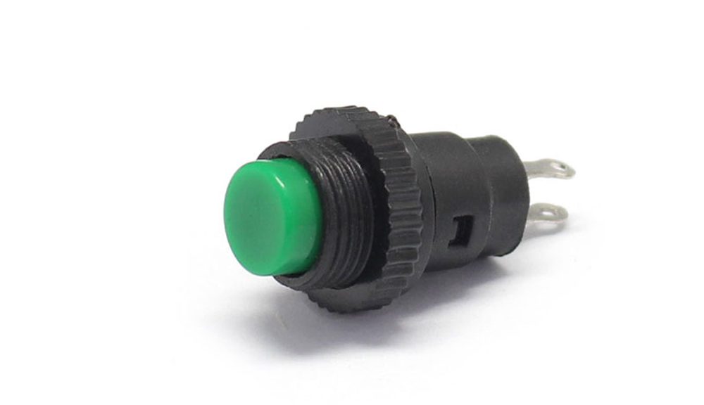 10MM Self Resetting Plastic Normally Open Push Button
