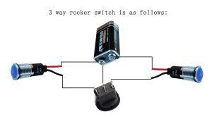 3 way rocker switch