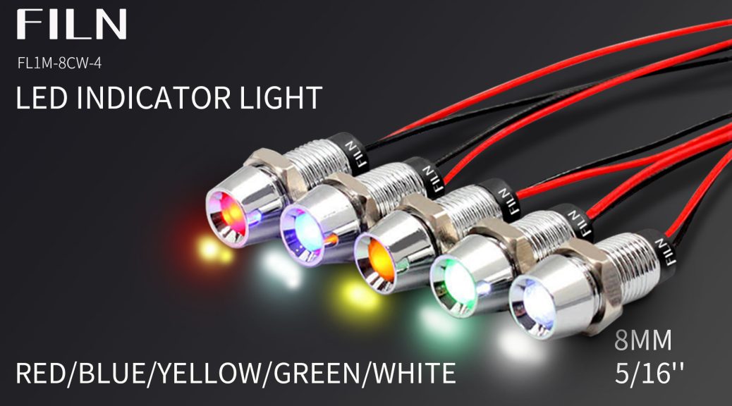 12V LED indicator light