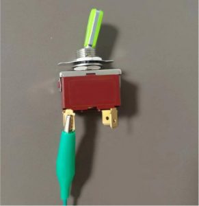 4 Pieces Endlessparts Red 3-Pin Momentary Toggle Switch – (ON)OFF(ON) 12V/125V Spring Return
