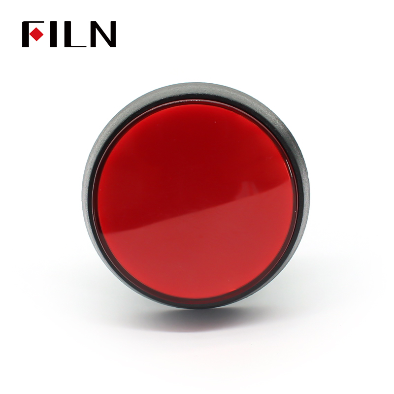 SCI 12V DC Rocker Switch – Round, On/Off, Red Indicator Light – SPST