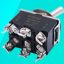 6 prong 1322 250V 30AMP ON OFF ON black METAL toggle switch toggle switch for car 250v toggle switch metal toggle switch
